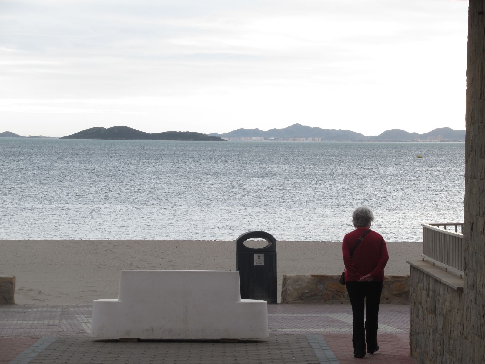 Mar Menor en aan de overkant La Manga. Mar Menor en aan de overkant La Manga.