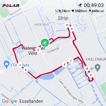 André Blok duikt na lange tijd weer eens onder de 50 minuten op de 10 KM.