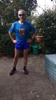André loopt CPC loop voor zijn overleden zwager.