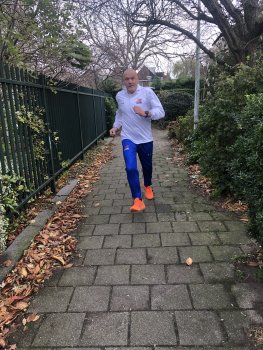 André Blok op trainingsstage  in Spanje.